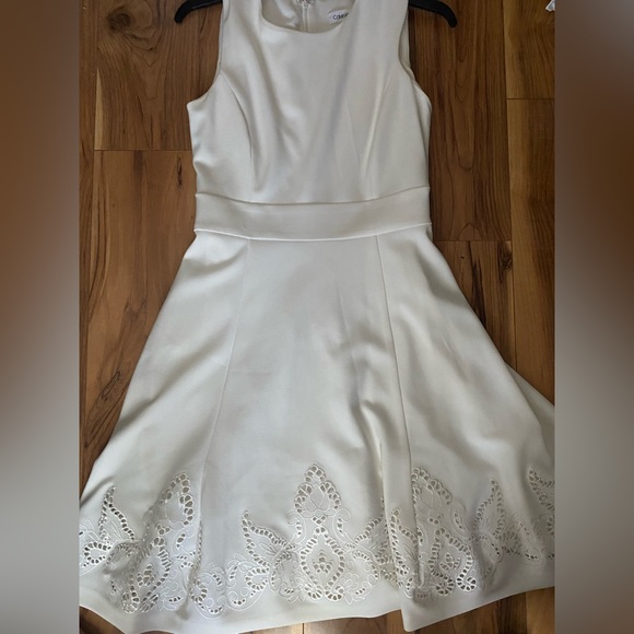 calvin klein floral embroidered dress Farm Rio Maira Long Linen Floral Print Dress main image 1